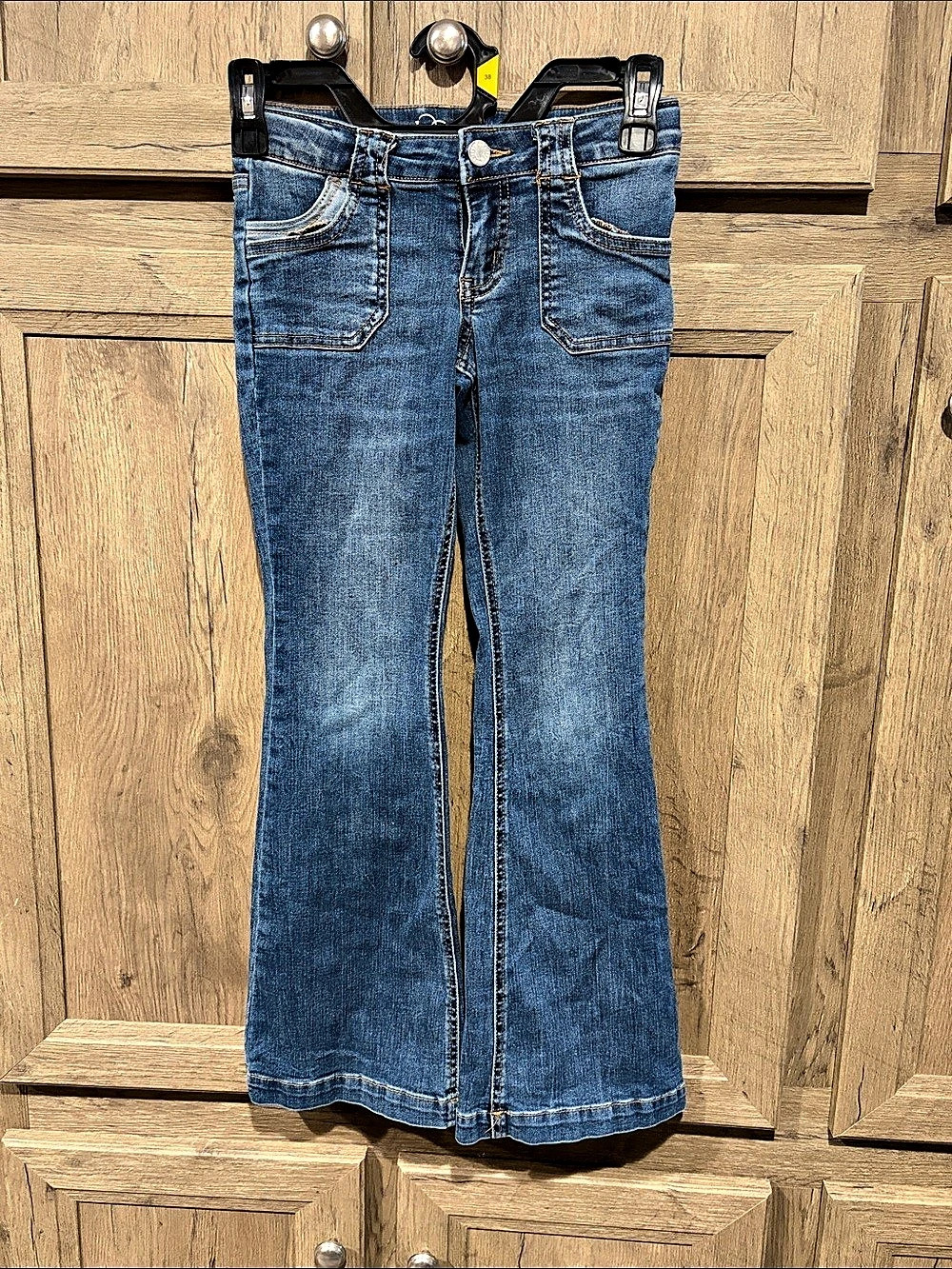 7 for All Mankind Bootcut Jeans in Blue Size 8